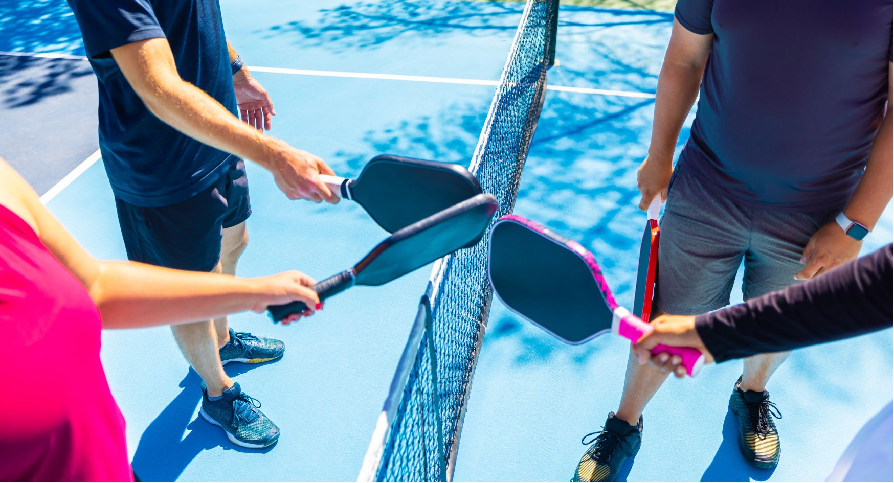 Pickleball wedstrijd